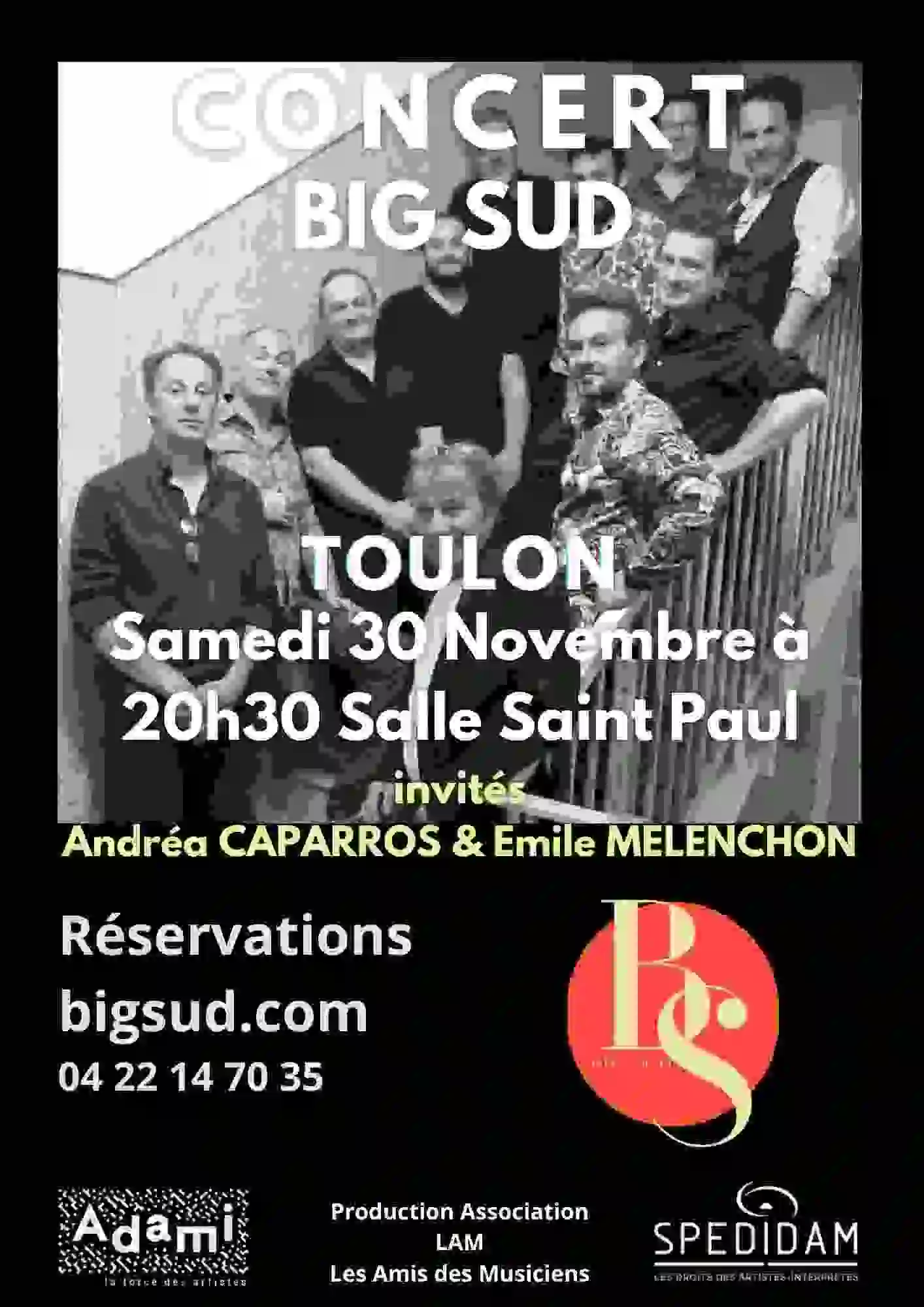 50nuancesdeweb réalise le site web de Big Sud le big band du Folmer Club