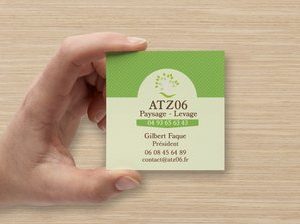 Carte de visite carré Gilbert Faque V2